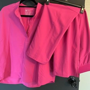 Figs scrub set, ELECTRIC ORCHID